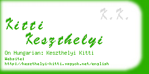 kitti keszthelyi business card